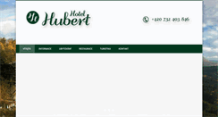 Desktop Screenshot of hotelhubert.eu